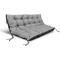 AIO Europe Poduszka ogrodowa na palety szara 120x80 cm