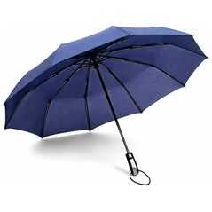 Aptel Automatyczny Parasol Składana Parasolka 10 ramion niebieska BQ13H