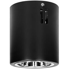 Lampa sufitowa Orno KORIN 10, oprawa typu downlight, 60W, E27, stal, czarna