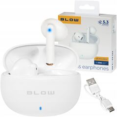 Słuchawki Blow Earbuds ENC Białe