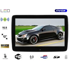 Nvox Monitor samochodowy zagłówkowy dedykowany do mercedes benz 12cali led full hd z systemem android oraz usb sd fm bt wifi 12v