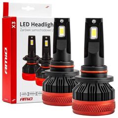 AMiO Żarówki samochodowe LED seria X3 HB4 9006 6500K Canbus AMIO-02983