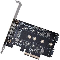SilverStone Silverstone SST-ECM27 M.2/SATA κάρτα προσαρμογέα, PCIe 4.0, 1x M-Key, 2x SATA 6G - Low Profile 13333458 4710679815107