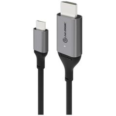Alogic Alogic USB C Adapterkabel Typ C -HDMI  M/M 4k 60 Hz  1m,  gr