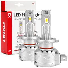 AMiO Żarówki samochodowe led seria x2 h7 h18 6500k canbus amio-02973