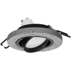 Orno HALISI RM ramka dekoracyjna oprawy punktowej, okrągła, ruchoma, czarna, MR16/GU10 max 50W
