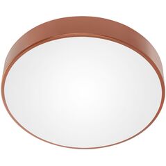 Lampa sufitowa Orno OVO plafon 6xE27, 6x24W, miedziana stal, klosz szklany matowy, IP20, ? 800