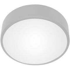 Lampa sufitowa Orno OVO plafon LED, 43W, 4000K, 4750lm, szara stal, klosz szklany matowy, IP20, ? 400