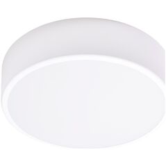 Lampa sufitowa Orno OVO plafon 2xE27, 2x24W, biała stal, klosz plastikowy matowy, IP54, ? 300