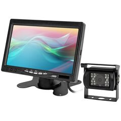 Nvox Monitor samochodowy lcd 7cali kamera z diodami ir i czujnikami parkowania