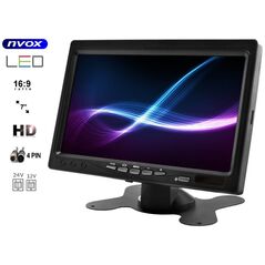 Nvox Monitor samochodowy lcd 7cali z obsługą do 2 kamer i czujnikami parkowania