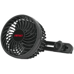 AMiO Wiatrak samochodowy wentylator na zagłówek 12v amio-03007
