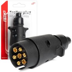 AMiO Wtyk wtyczka przyczepy plastikowa 7 pin amio-03215