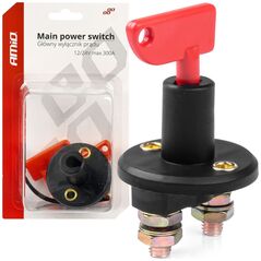 AMiO Wyłącznik odłącznik prądu akumulatora hebel 12v 24v amio-03023