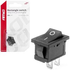 AMiO Włącznik przełącznik prostokątny on off 12v 24v amio-03082