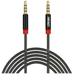 AMiO Kabel aux mini jack 3,5mm oplot 200cm amio-03270