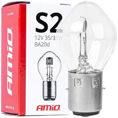 AMiO Żarówka halogenowa s2 12v 35/35w ba20d amio-03368