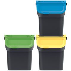 Kosz na śmieci Prosperplast Kosze na śmieci KADDI Q SET - czarny 20l. Keden