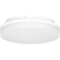 Lampa sufitowa Orno JANTAR LED 18W, plafon z mikrofalowym czujnikiem ruchu, 1880lm, IP54, 4000K, klosz PC