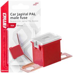AMiO Bezpiecznik samochodowy japval pal męski 48mm 50a amio-03420