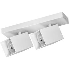 Lampa sufitowa Orno KUBAR SP 2, oprawa ścienno-sufitowa, 2xGU10, IP20, biała