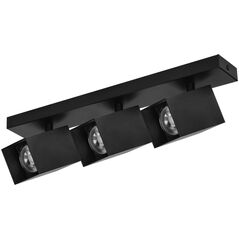 Lampa sufitowa Orno KUBAR SP 3, oprawa ścienno-sufitowa, 3xGU10, IP20, czarna