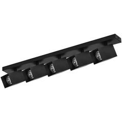Lampa sufitowa Orno KUBAR SP 5, oprawa ścienno-sufitowa, 5xGU10, IP20, czarna