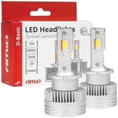 AMiO Żarówki żarniki led seria d-basic d4s d4r 6000k canbus amio-03629