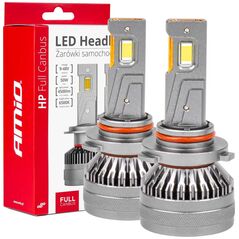 AMiO Żarówki samochodowe led seria hp full canbus hb3 9005/hir1 9011/h10 6500k amio-03678