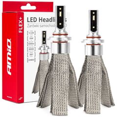 AMiO Żarówki samochodowe led seria flex+ hb4 12v 24v 6000k canbus amio-03665