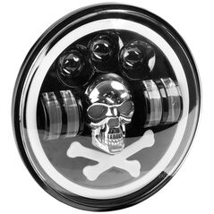 AMiO Lampa robocza led skull czaszka dodatkowa ozdobna amio-03695