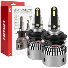 AMiO Żarówki samochodowe led seria k3 h7-1 12v 6000k canbus amio-03684
