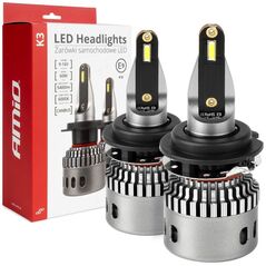 AMiO Żarówki samochodowe led seria k3 h7-6 12v 6000k canbus amio-03685