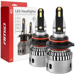 AMiO Żarówki samochodowe led seria k3 hb4 9006 12v 6000k canbus amio-03688