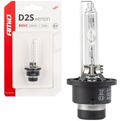 AMiO Żarówka ksenonowa żarnik xenon d2s 6000k basic blister amio-03861