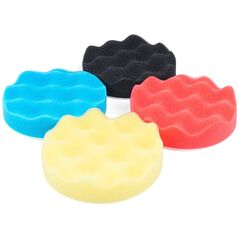 AMiO Zestaw do polerowania gąbki polerskie na rzep 4 szt. 125 mm amio-03710