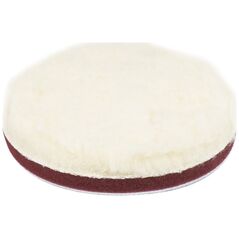 AMiO Pad polerski wełniany futro polerskie soft miękki na rzep 125 mm amio-03704