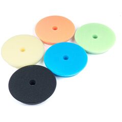 AMiO Zestaw gąbek do polerowania gąbki polerskie 5 szt. 125 mm/ 150 mm amio-03709