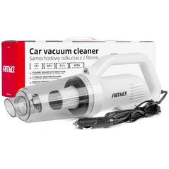 Odkurzacz ręczny AMiO Odkurzacz samochodowy 12v 60w hepa 5kpa amio-03691