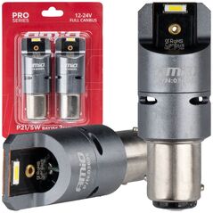 AMiO Żarówki led full canbus pro p21/5w 2x1860 smd białe 12v 24v amio-03605