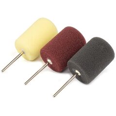 AMiO Gąbki pady polerskie mini zestaw do polerowania detali owalne 3 el. amio-03716