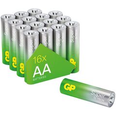 GP 1x16 GP Super Alkaline 1,5V AA Mignon LR06 Rel.03015AETA-S16 13671621 4891199217067