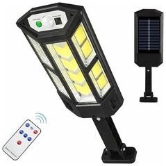 Aptel Wisząca LAMPA Solarna LED 300W natynkowa + pilot zdalnego sterowania ZD96