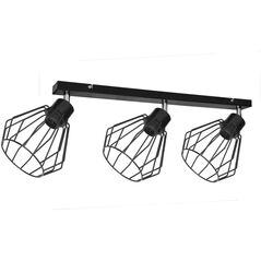 Lampa sufitowa Orno PINO oprawa ścienno-sufitowa. moc max. 3x60W, E27, czarna, listwa