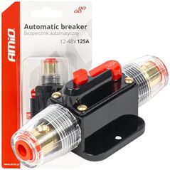 AMiO Samochodowy bezpiecznik automatyczny 125a 12v 24v 48v amio-03822