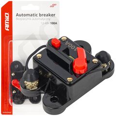 AMiO Samochodowy bezpiecznik automatyczny 100a 12v 24v 48v amio-03828