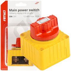 AMiO Wyłącznik odłącznik prądu hebel akumulatora 12v - 48v max 300a amio-03839