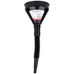 AMiO Lejek elastyczny czarny uniwersalny z sitkiem do paliwa cieczy wody 13,5 cm amio-04036