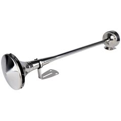 AMiO Klakson fanfara sygnał dźwiękowy chrom 620 mm 12v 24v lowtone amio-04078