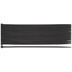 Neo Opaski zaciskowe EXTREME 2.5 × 100 mm, czarne, 100 szt.